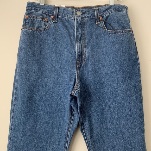 Levi’s Premium Math Club Flare Jeans High Rise Blue 31 - Picture 5 of 11
